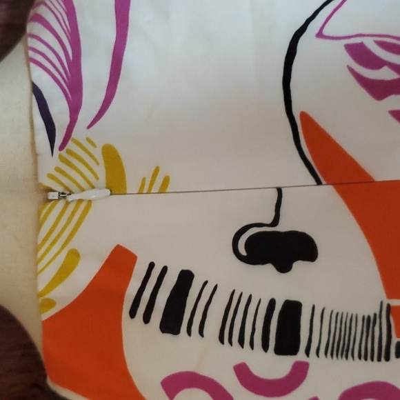 Lafayette 148 Abstract Floral Sleeveless Dress - Picture 5 of 7